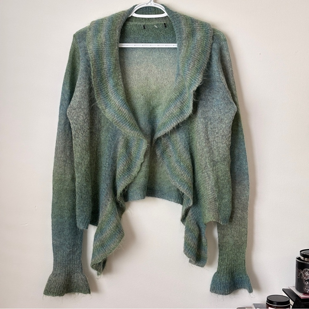 Women's Green Gradient Sweater